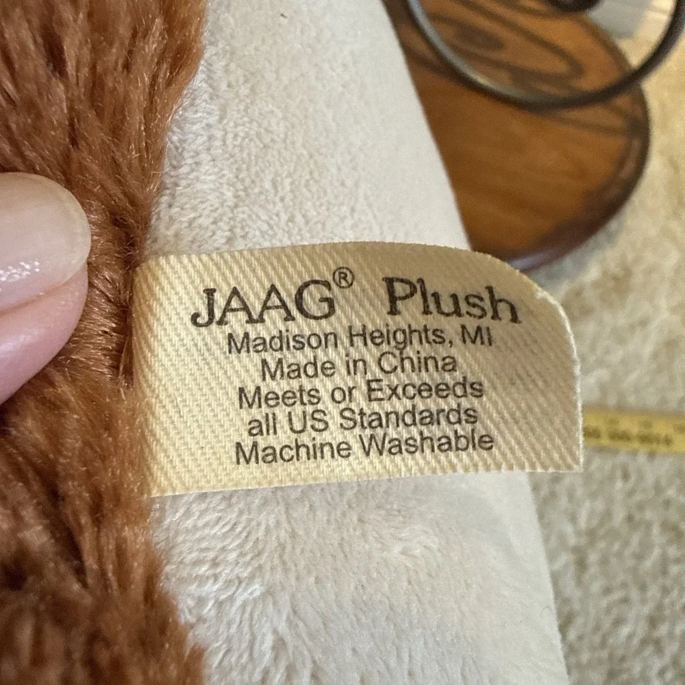 Rare JAAG Plush 3-D Horse Pillow 17 In X 11 In Kids Room Decor Cowboy,Rodeo